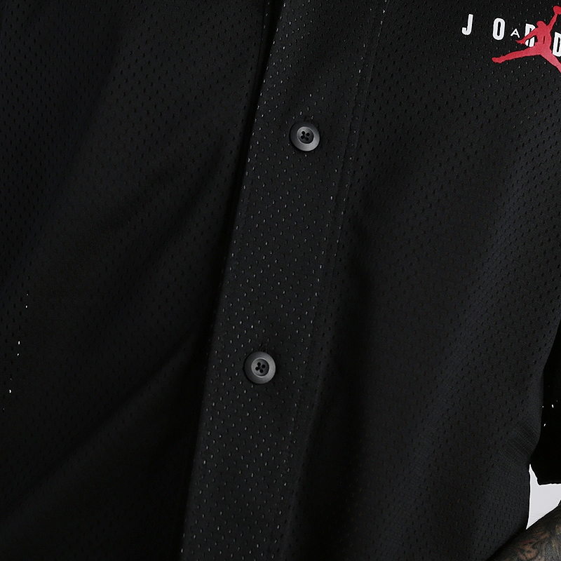 мужская черная футболка Jordan Jumpman Air Mesh Top AO0448-010 - цена, описание, фото 2